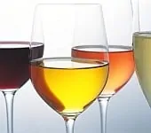 rode en witte wijn, rosé en schuimwijn