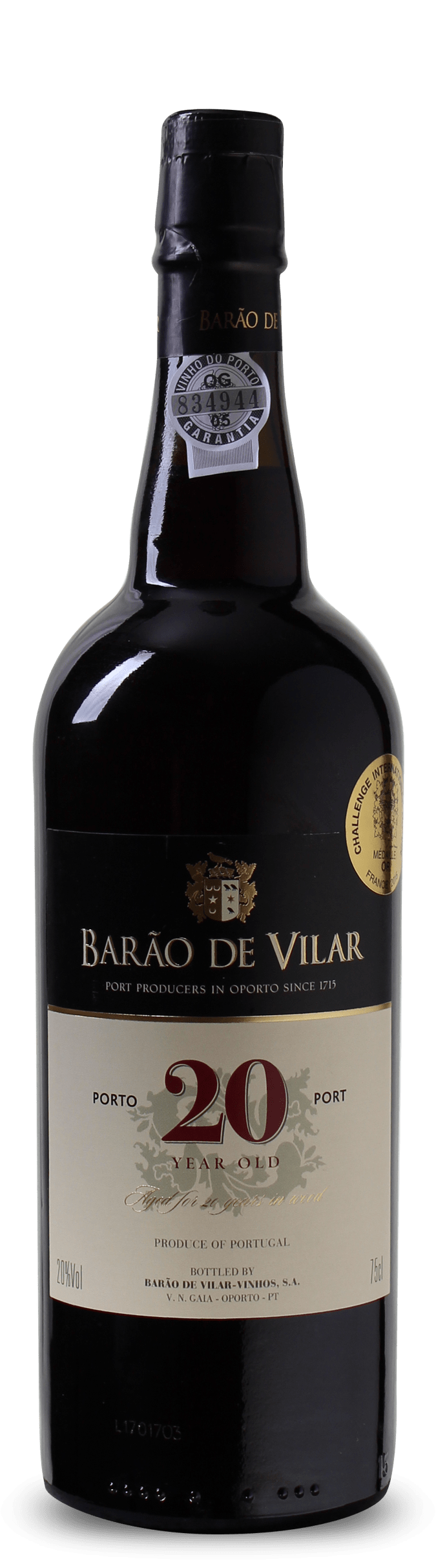 Barão de Vilar 20 Years old Port