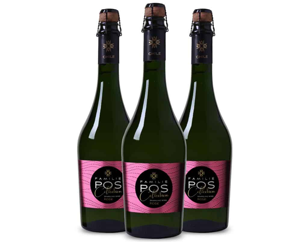 POS Sparkling Wine Rosé (3 flessen) • Wijncentrale.be