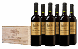 Vieux Chateau Perey Saint Emilion Grand Cru in wijnkist
