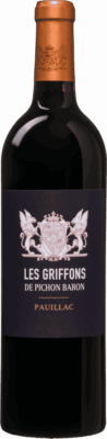 Les Griffons de Pichon Baron Pauillacc op kist