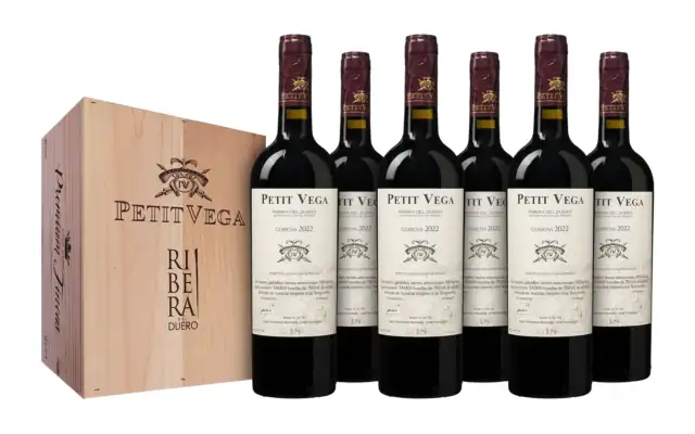 Petit Vega - 'Ribera del Duero' Cosecha 2022 Crianza '18 Meses en Barrica' (6 flessen in wijnkist)