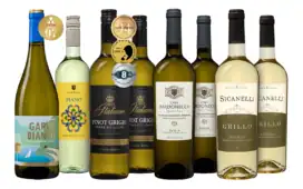 Wijnpakket Italië Wit (8 wijnen)